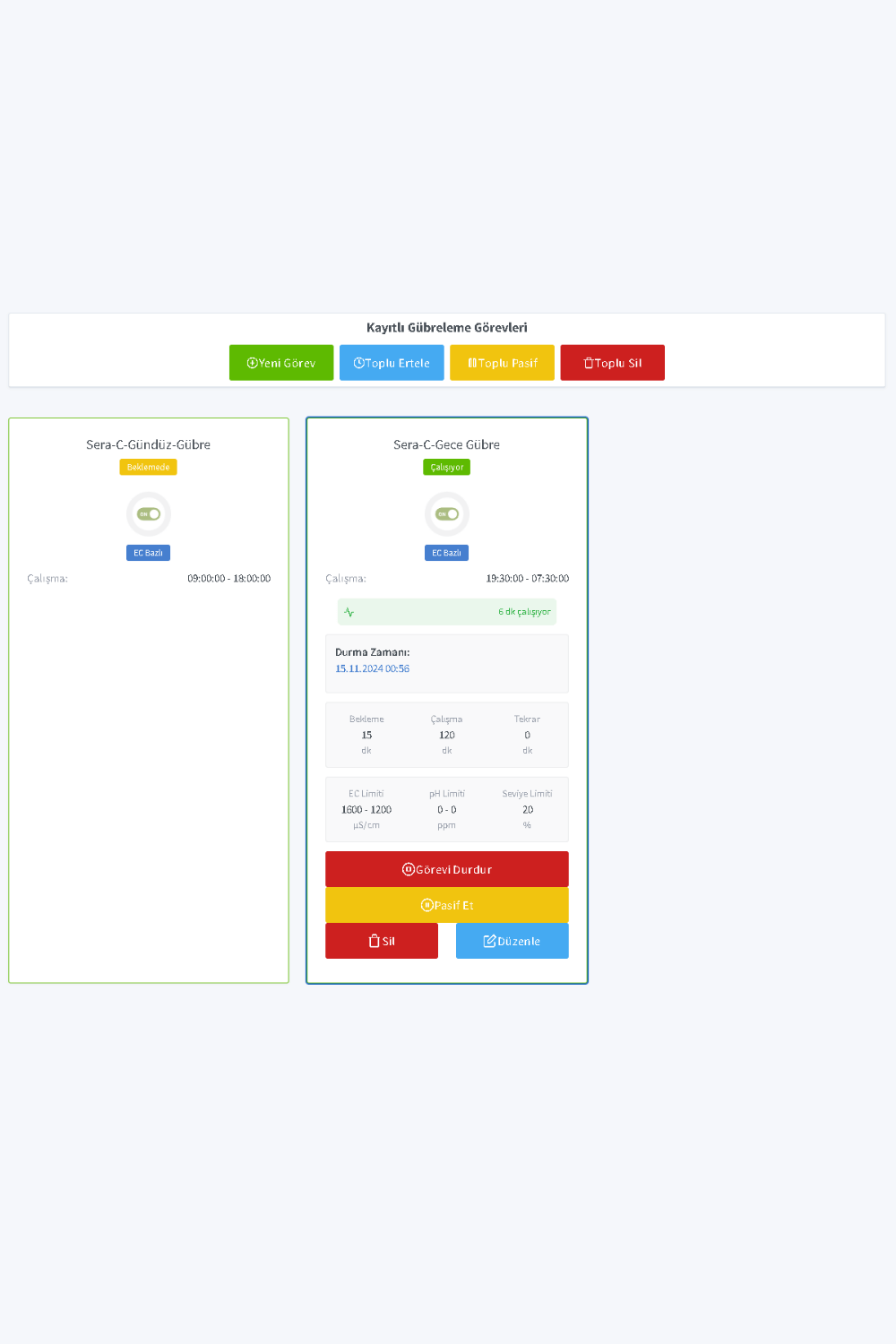 Esular fertilization system detail