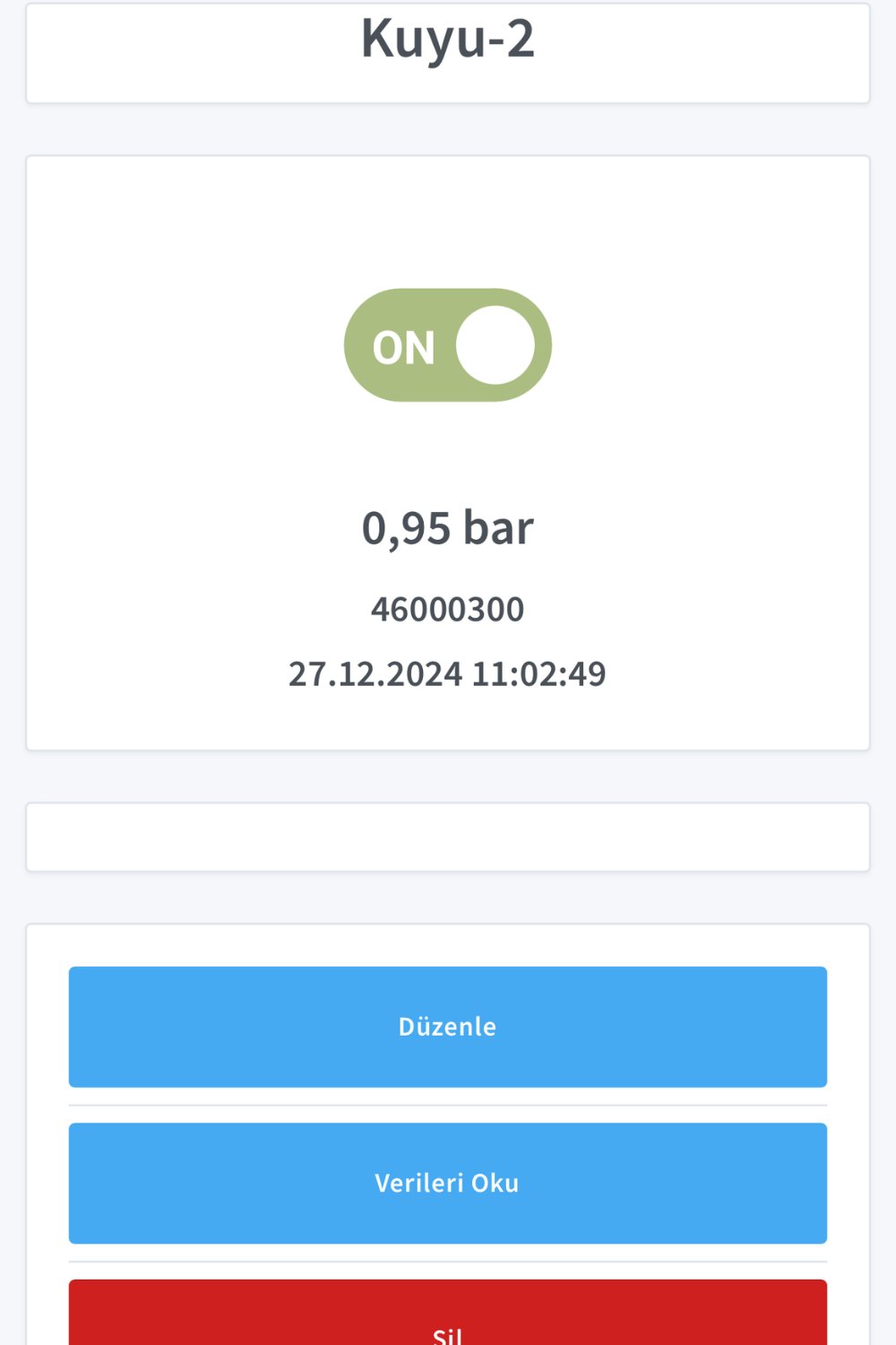 Kablosuz Pilli Basınç Sensörü