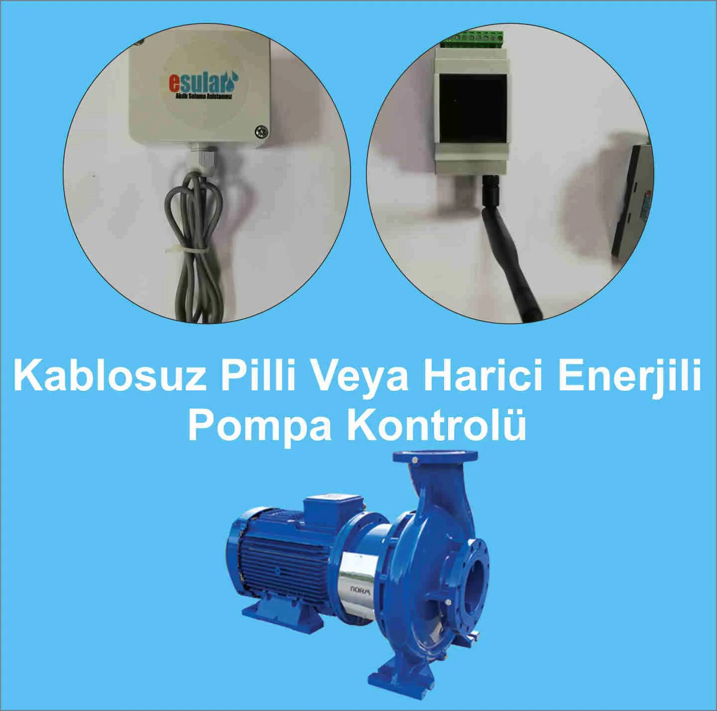 Wireless Battery or Externally Powered Pump Control